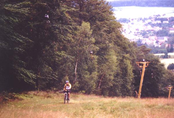 Bergauftransport am Skilift Beerfelden